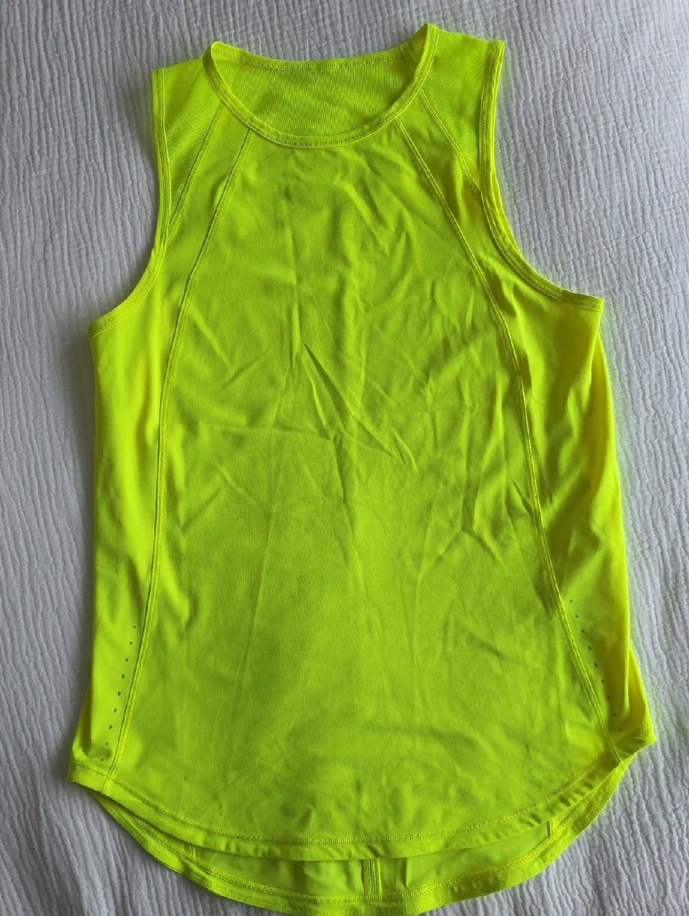 lululemon athletica Neon Yellow Muscle Tank
